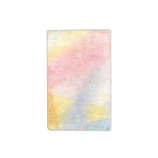 2'x3'1" Pink Pastel Colors Modern Design Wool & Silk Hand Knotted Mat Rug R75665
