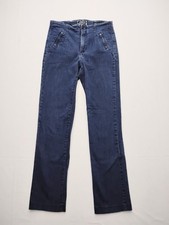 NYDJ Lift Tuck No Waist Slim Leg Jeans Bare Back Dark Wash Size 2 Made in USA