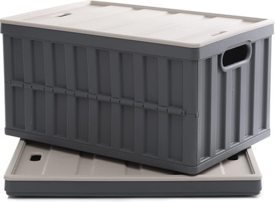 64L Collapsible Storage Bins with Lids Plastic Storage Containers for Organizing
