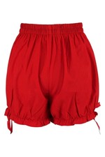 Red Crepe Bloomers Pantaloons Shorts Cosplay Pirate Goth Victorian Vampire Club