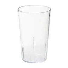 GET Unbreakable Stackable Restaurant Plastic Tumbler/Cup (Set of 12) 8 Clear 