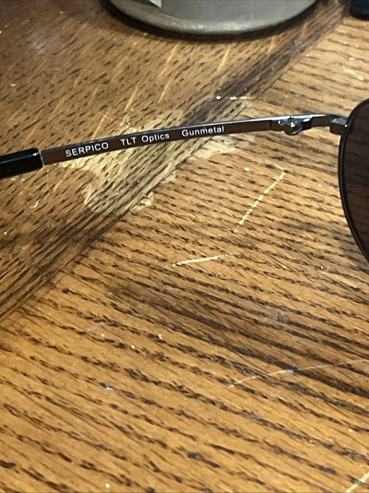 Gafas de sol Smith Optics SERPICO Gunmetal Aviator con lentes originales Foto 4 de 4