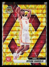 2024-25 Panini Mosaic #139 Dyson Daniels Reactive Yellow Mosaic