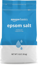 Epsom Salt Soak, Unscented, Magnesium Sulfate USP, Muscle and Feet Relaxation, R