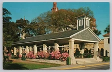 Vintage 1969 Color Photo Postcard The Old Market Place St. Augustine FL