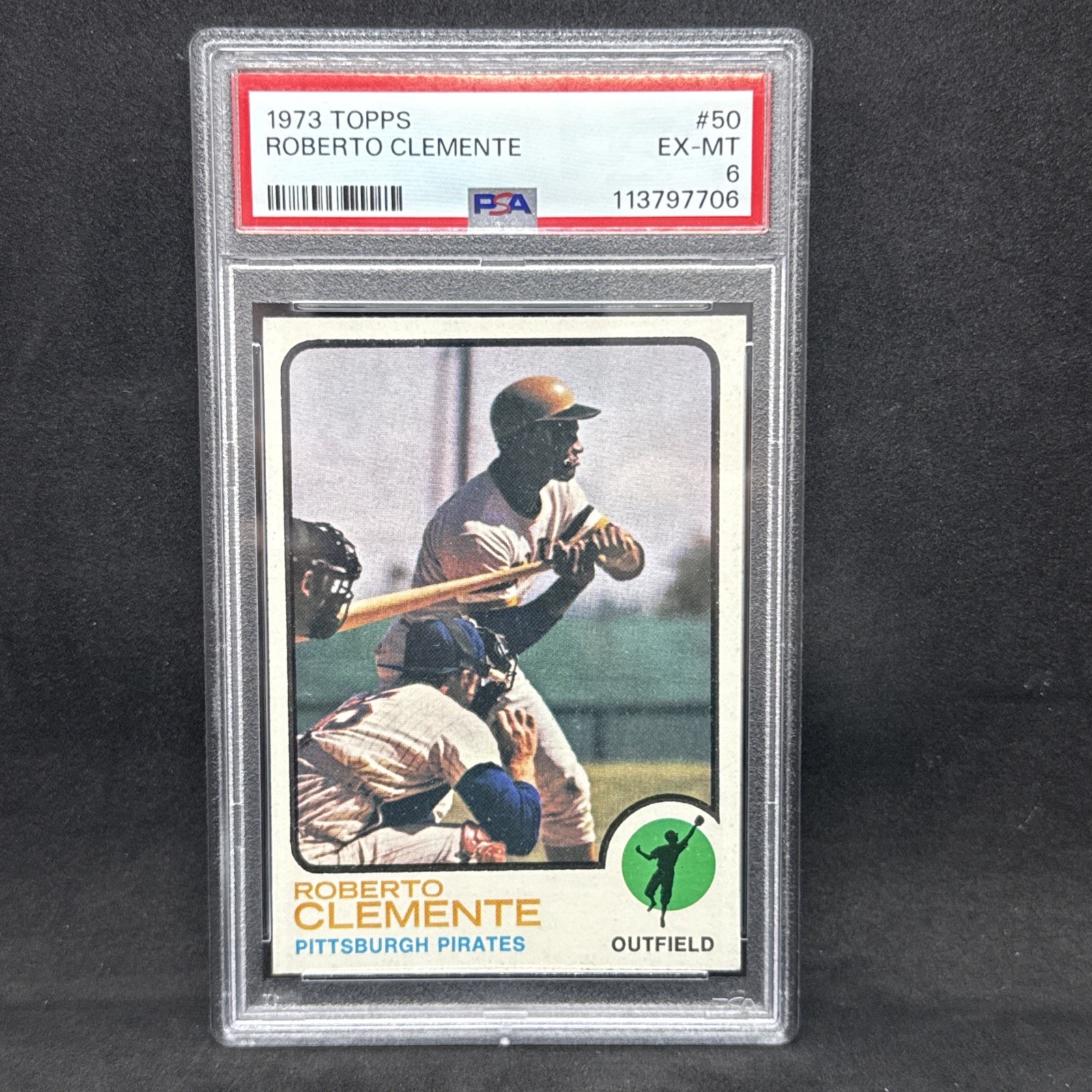 1973 Topps Set-Break # 50 Roberto Clemente PSA 6 EX-MT