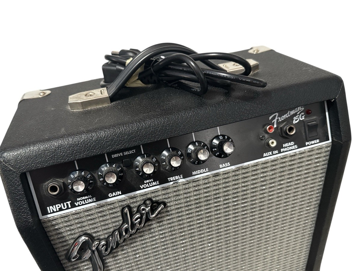 Fender Frontman 15G Electric Guitar amp Amplifier W/power cord