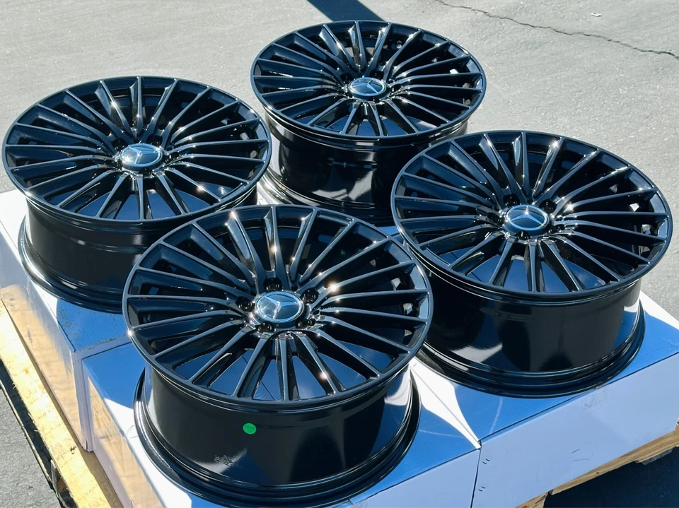 (4) NEW 18" Staggered Rims Wheels Fits: 2011-2019 Mercedes Benz E250 Coupe AMG Foto 4 de 4