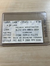 Stone Temple Pilots Concert Ticket Stub From 2000 Polaris Amphitheater Ohio
