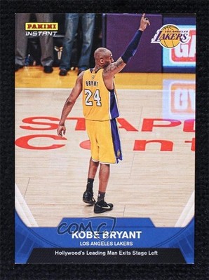 2016-17 Panini Instant NBA Blue 10/25 Kobe Bryant #8 HOF 1gt