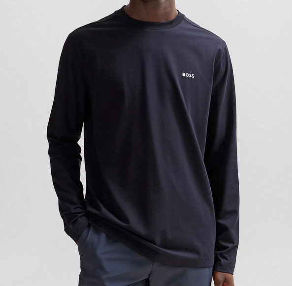 hugo boss long sleeve t shirt navy