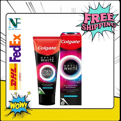6x 85g Colgate Optic White O2 Active Oxygen Whitening Toothpaste