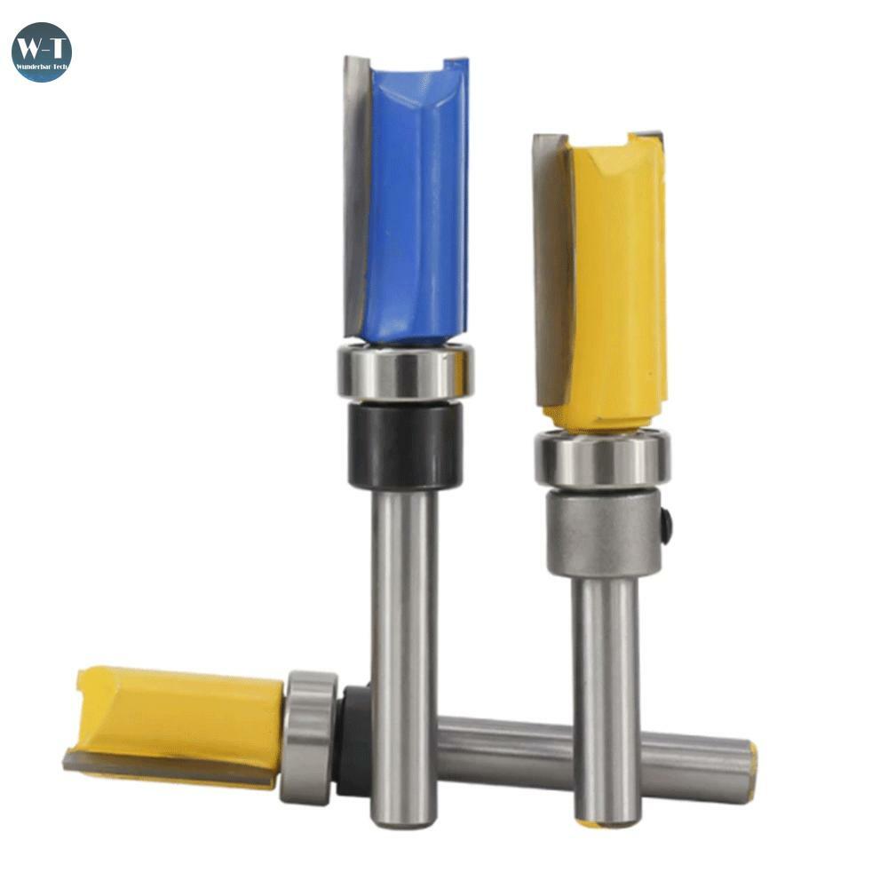 1/4'' Shank Top Bearing Flush Trim Pattern Router Bit Set Milling
