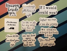 Alice In Chains Lyric Sticker Pack 10 Stickers