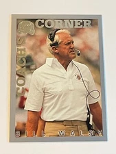 2000 Fleer Greats of Game Football Coaches Corner - Bill Walsh - 49ers