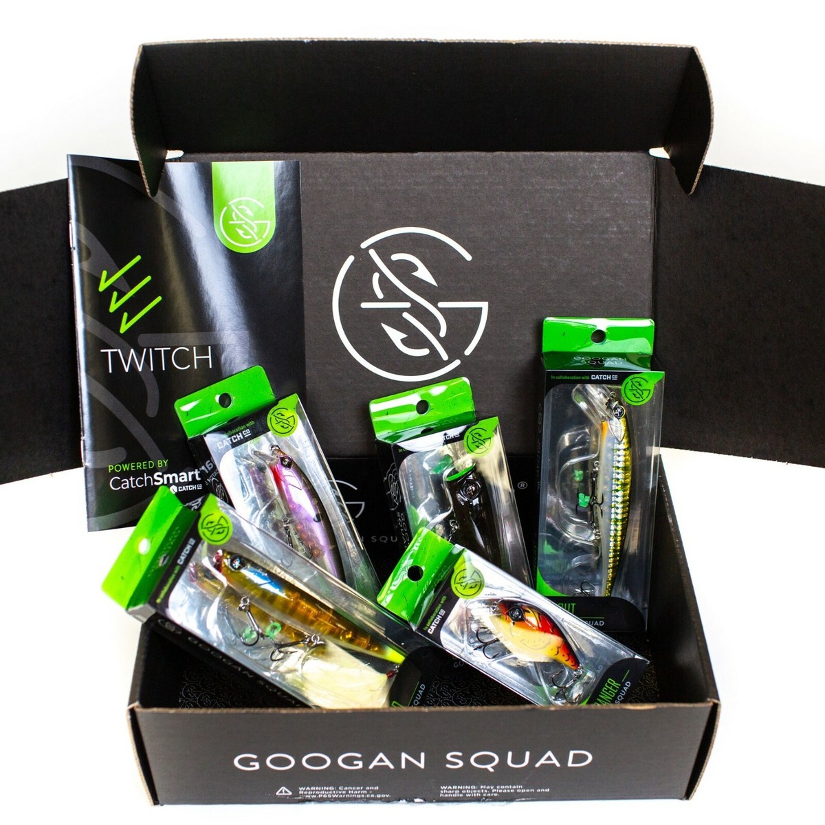 Googan Squad Twitch Catchsmart Bundle Bass Fishing Kit NEW!