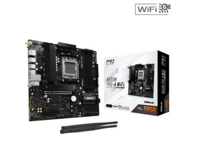 ASRock B850M PRO-A WIFI AM5 AMD B850 SATA 6Gb/s Micro ATX Motherboard