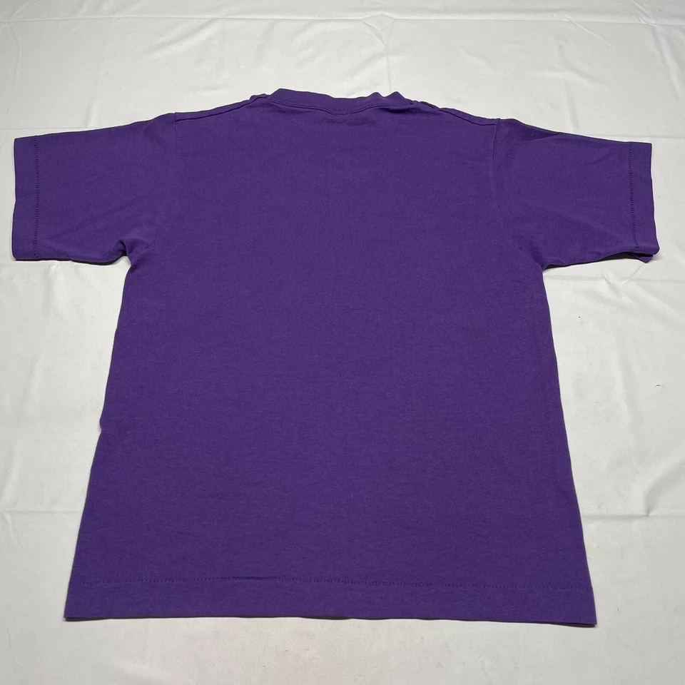 Camiseta De Colección Años 90 Puntada Única Niños Grande Playa Sol Océano Arte Pez Púrpura EE. UU. Foto 4 de 4