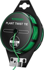 VIVOSUN 164/328ft PE-Coated Twist Tie Wire Roll w/ Cutter Garden Plant Cable Tie