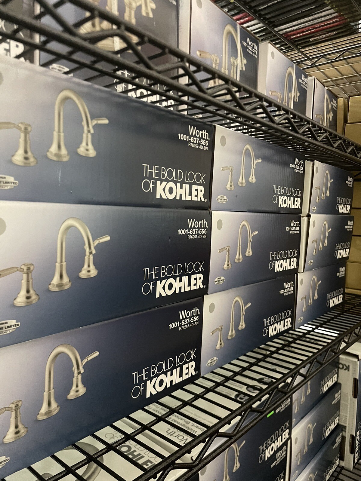 KOHLER Worth 8 in. Widespread 2-Handle Bathroom Faucet in Vibrant Brushed Nickel