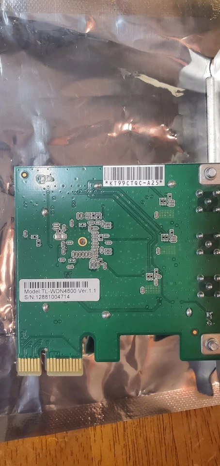Used Tested TP-Link TL-WDN4800 Wireless Dual Band Adapter PCI-e Wi-Fi Adapter - Image 4 of 4