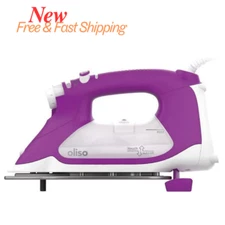 Oliso TG1600 Pro Plus Smart Iron 1800W Auto-Lift Steam Iron Purple Clothes