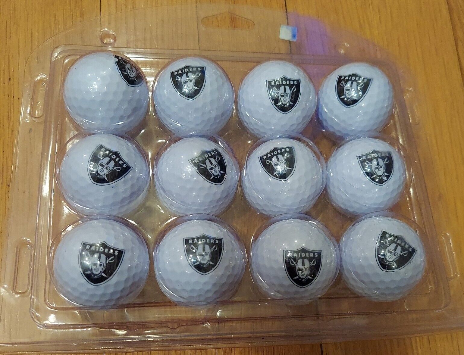 Las Vegas Raiders NFL Licensed 12-Pack Golf Balls - NEW