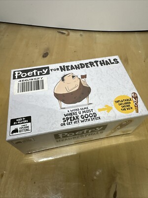 Poetry For Neandertaler Wortspiel Originalausgabe - Exploding Kittens Neu Versiegelt