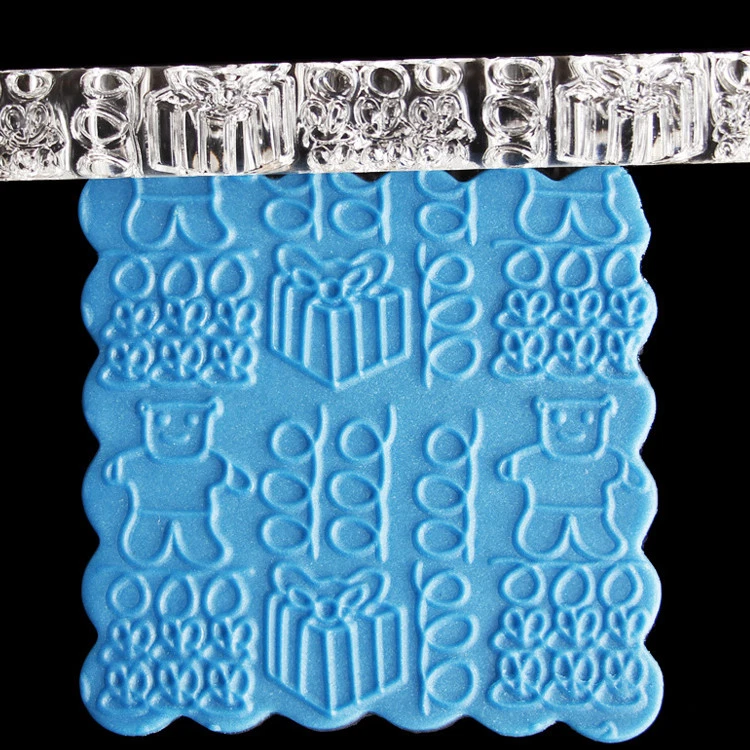 Teddy Embossed Rolling Pin Cake Design Acrylic Icing UK Seller - Image 2 of 4
