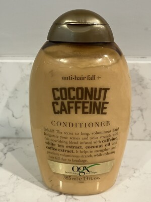OGX Anti-Hair Fall + Coconut Caffeine Strengthening Conditioner 13 Oz Retired