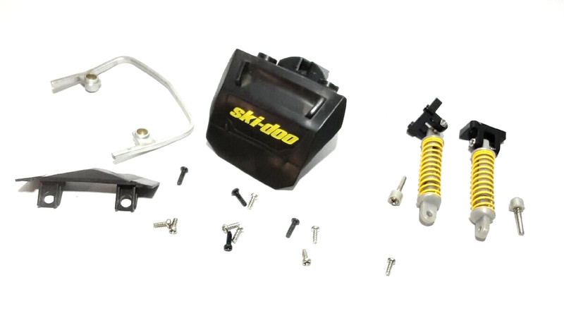 Ski-Doo 800R MXZ-X BRP RC Snowmobile Mud Flap Bumper Shocks Hardware  1/8 Scale