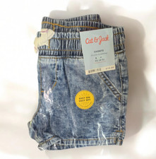 Cat  Jack Girl's Flexible Drawstring Easy- On Shorts, XS 4/5 