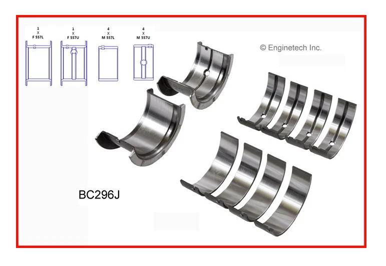 Ремонтный комплект остатка двигателя для 1992-1997 Chevrolet LT1 LT-1 350 5,7 л - Изображение 4 из 4