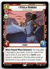 Steela Gerrera - Beloved Tactician #146 Star Wars Unlimited TOR NM X1