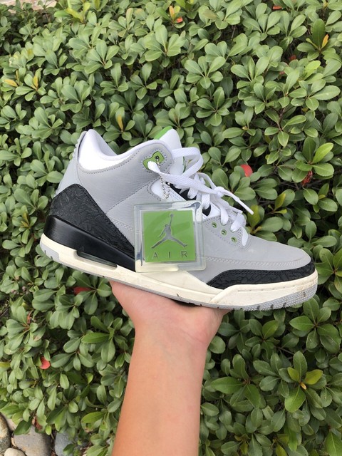 jordan 3 retro chlorophyll men's shoe