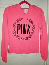 Victoria Secret PINK Pullover Hoodie Laurel Wreath XS