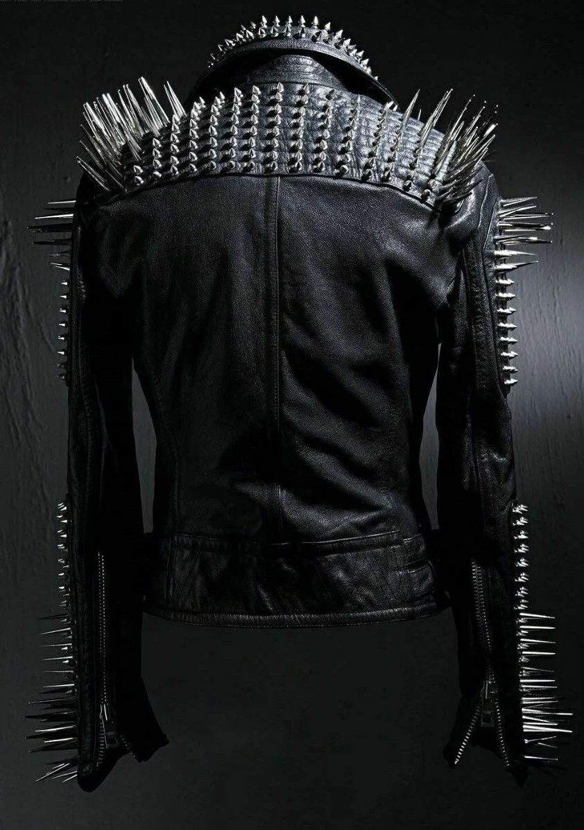 Women's Eva Studded Leather Jacket