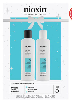 Nioxin Holiday System 3 Duo Shampoo & Scalp Therapy Conditioner 10.1 oz