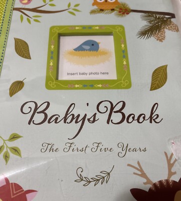 Baby's Book The First Five Years Peter Pauper Press Scrapbook Photos Personalize