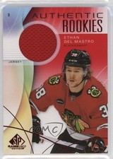 2024 Upper Deck SP Game Used Authentic Rookies Red Jersey Ethan Del Mastro a2p