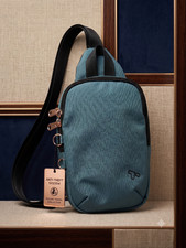 Travelon Anti Theft Sling Bag Blue Crossbody Backpack Travel RFID NWT