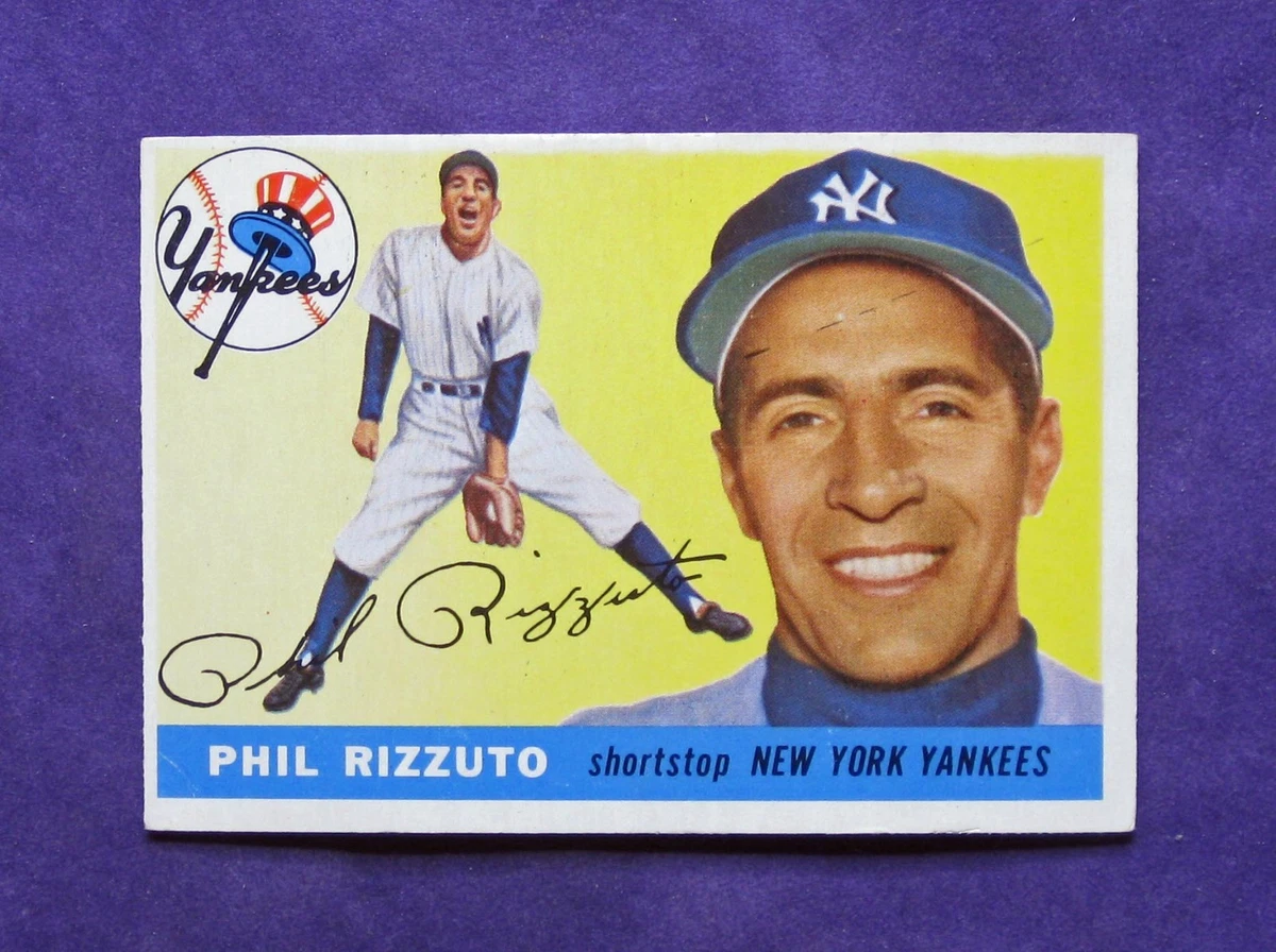 Topps Phil Rizzuto Baseball 1955 Season Sports Trading Cards
