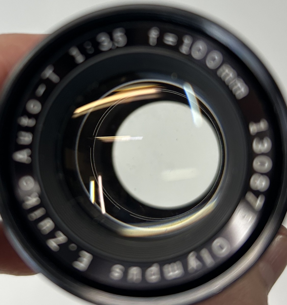 Vintage Almost MINT-] Olympus E.Zuiko Auto-T 100mm f3.5 for Pen F