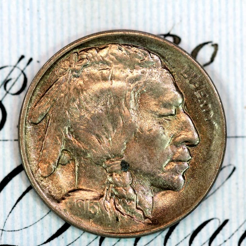 * 1913-P TYPE 1 * SOLID+ GEM BU MS BUFFALO NICKEL * FROM ORIGINAL COLLECTION