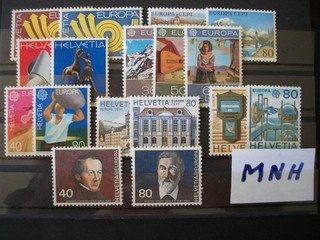 (CH 35) Schweiz 1973 1981 CEPT Europa Nice selection Postfrisch/ /MNH