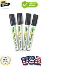Durable Garden Markers Set of 4 - Water Resistant Ink for Easy Plant Labeling