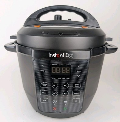 Instant Pot RIO Chef Series Gourmet 6QT Multi-Cooker 7-in-1 Pressure Cook- Black