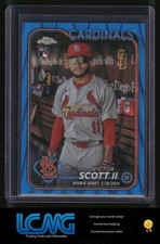 D8G 2024 Topps Chrome Update #USC55 Victor Scott II Blue RayWave Refractors /150