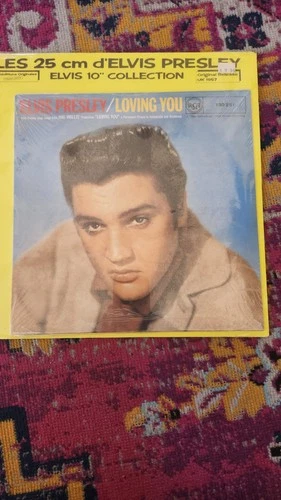 Sealed Mega Rare Elvis Presley Loving You Vinyl Single 10 inch RCA 130251 Import