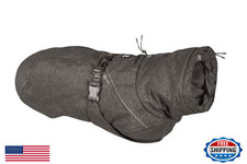 Hurtta Expedition Parka Winter Dog Coat, BlackBerry, 24in, Warm, Reflective